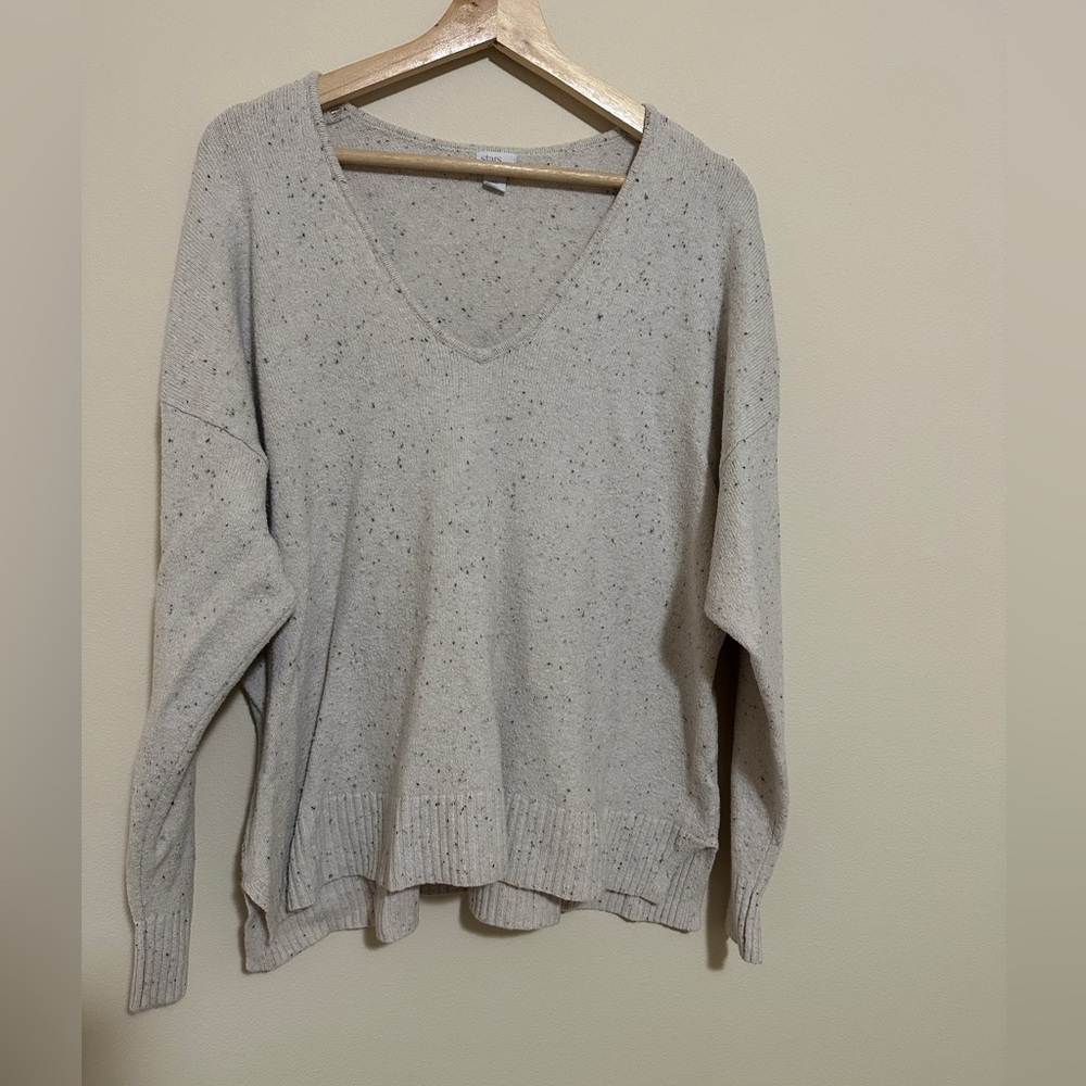 Stars Above:Multi color V-Neck Soft Sweater